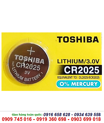 Toshiba CR2025, Pin 3V Lithium Toshiba CR2025 chính hãng